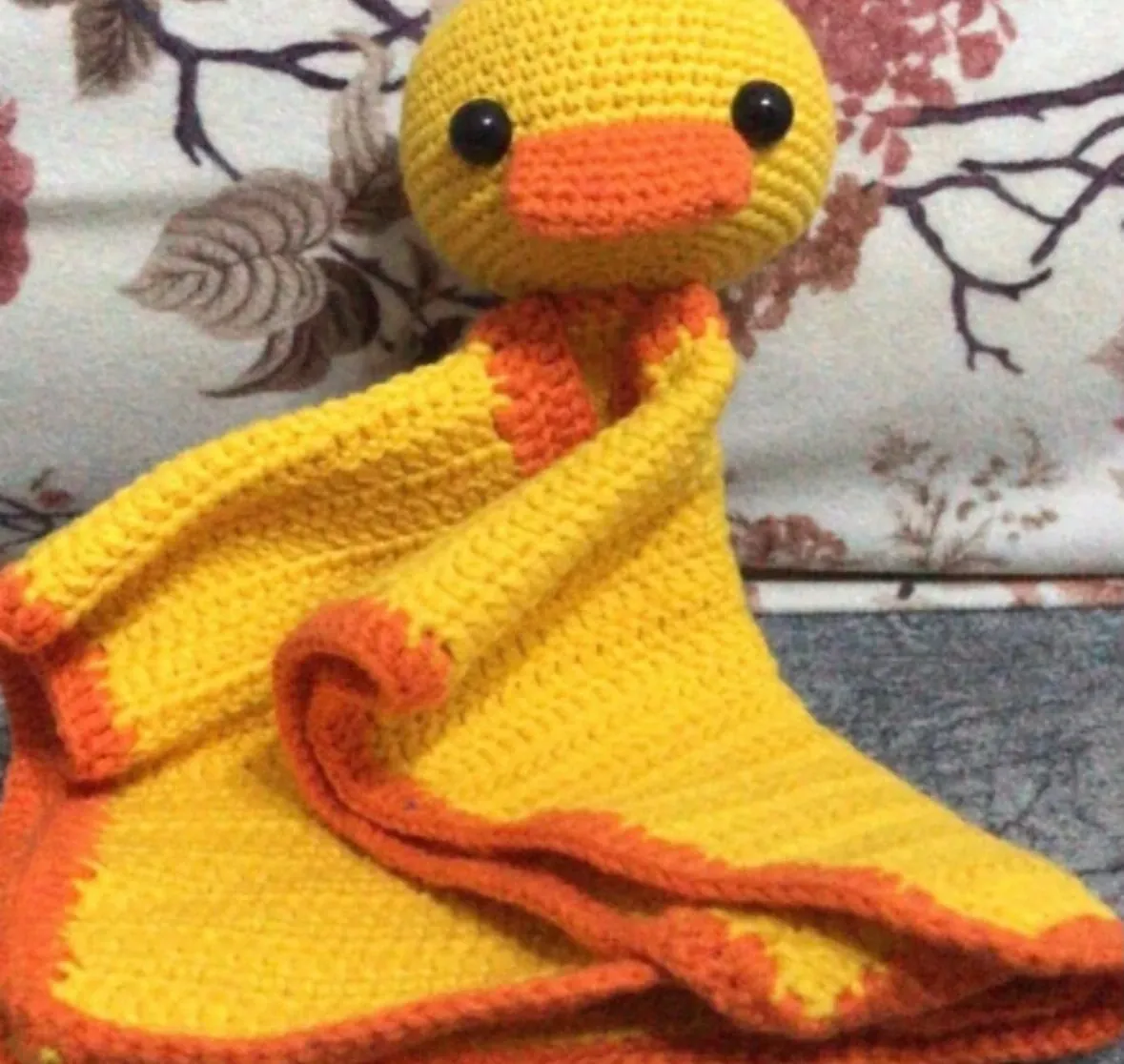 El Örgüsü Havuç Kafa Peluş