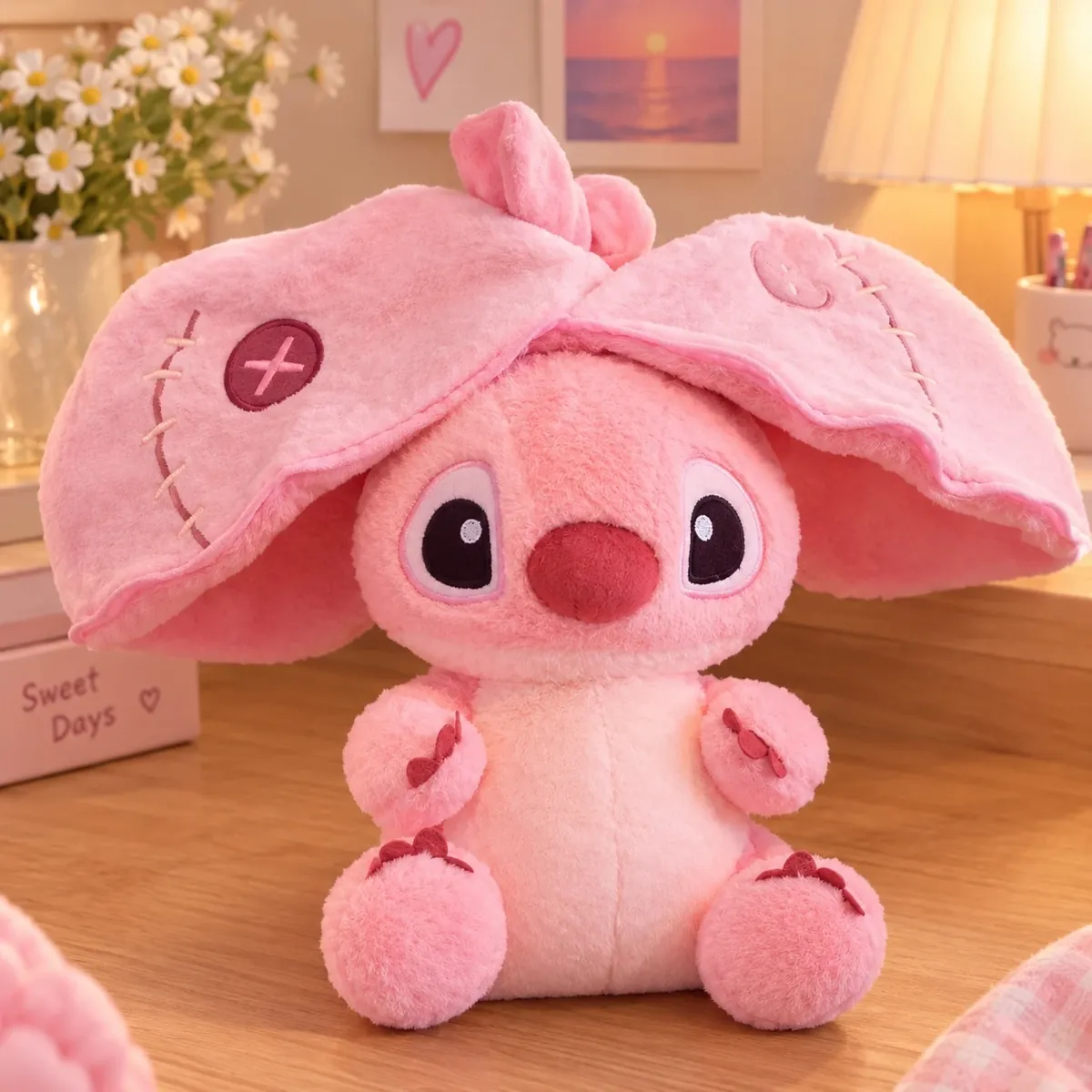 Stitch Fermuarlı Peluş Ayıcık